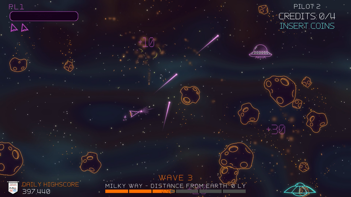 Astéroïdes Rechargés Pro