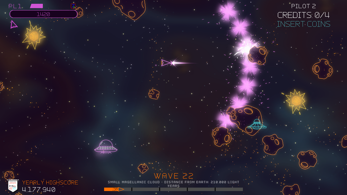 Astéroïdes Rechargés Pro