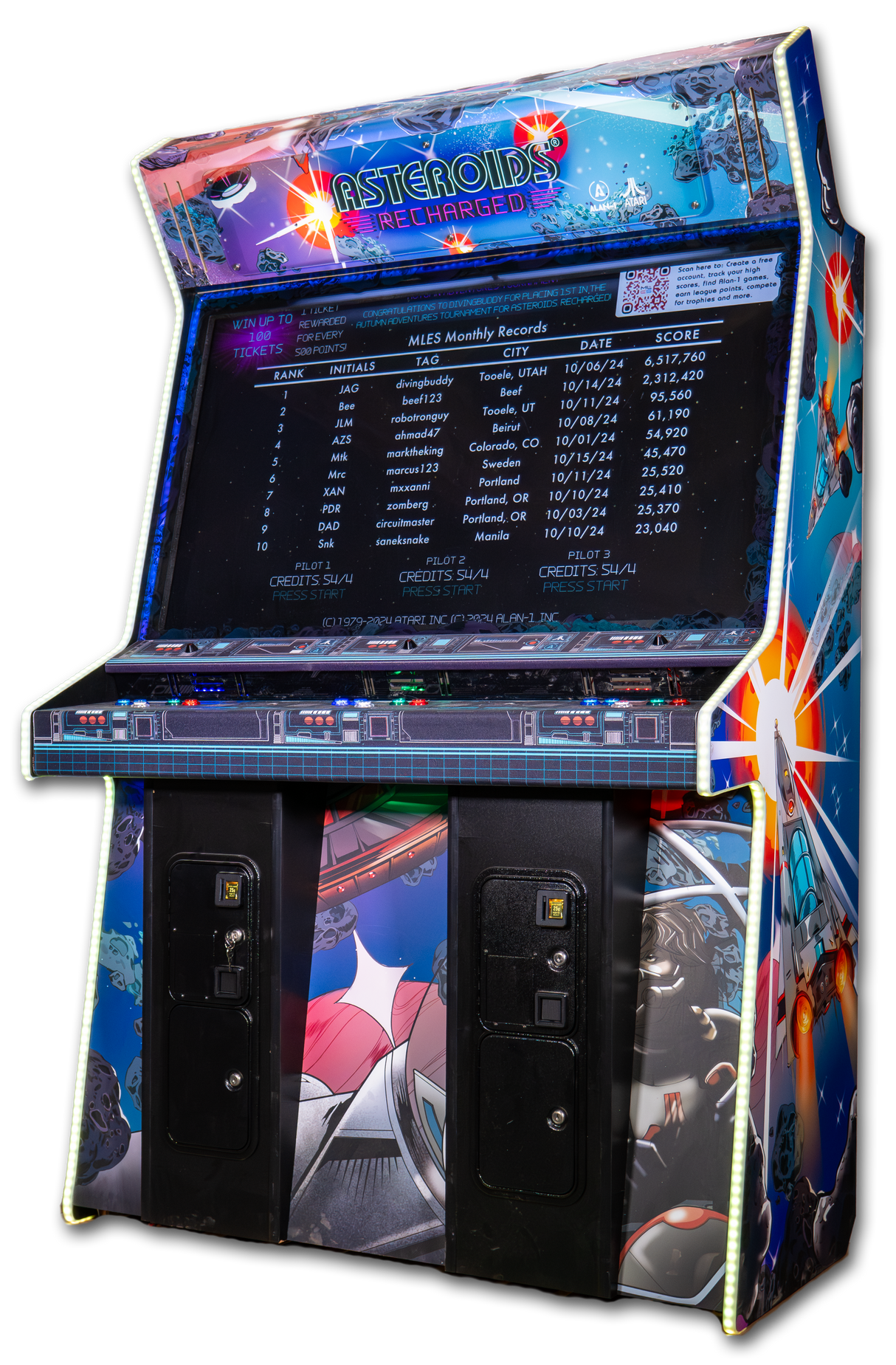 Astéroïdes Rechargés Deluxe