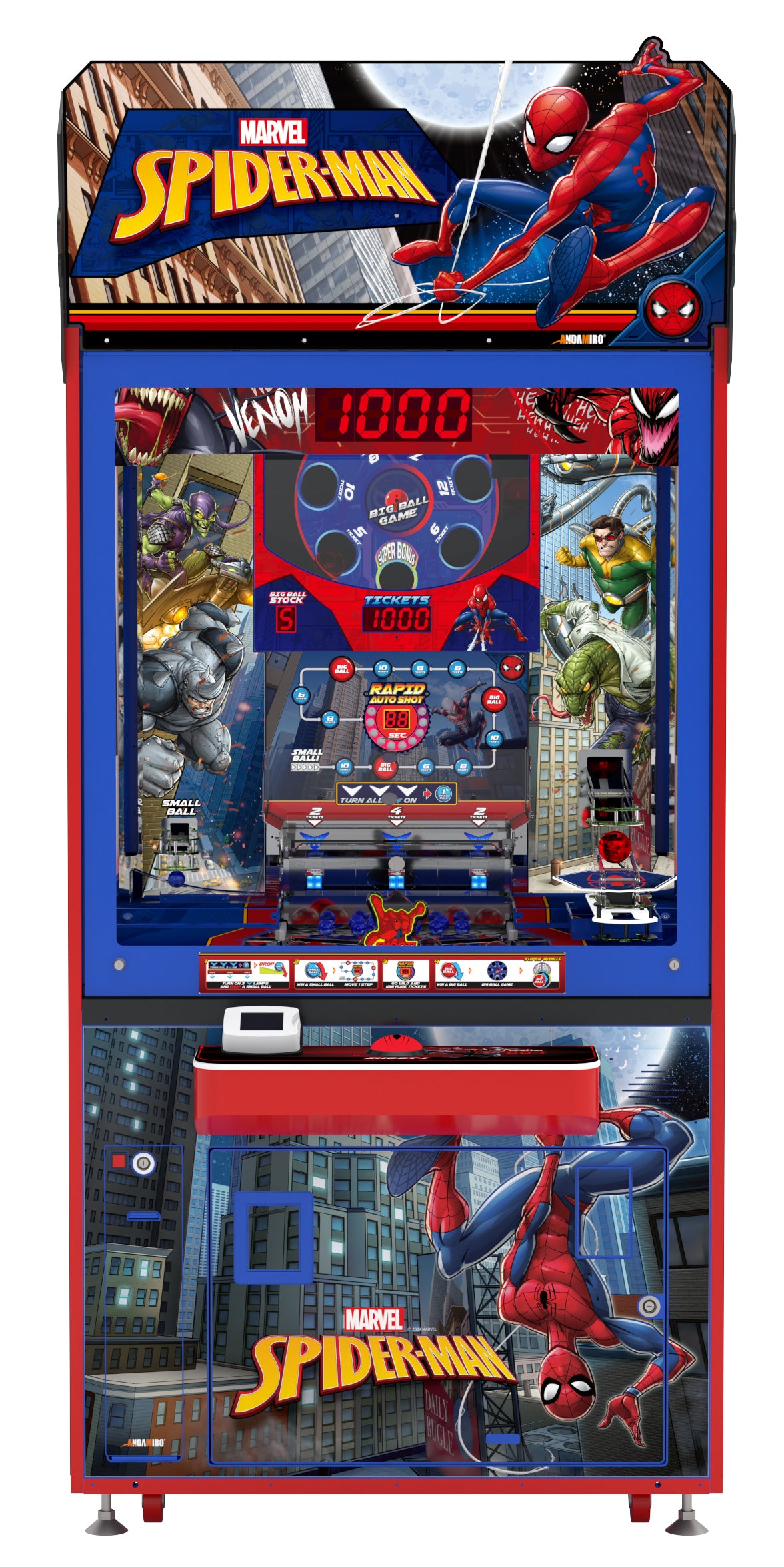 Spider-Man Coin Pusher 1-Player