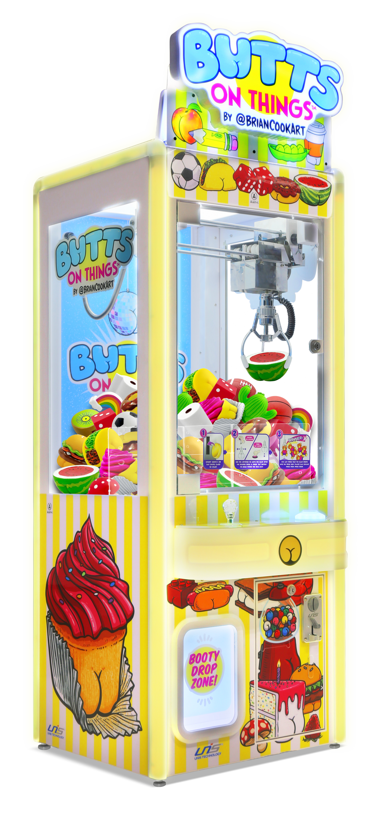 Butts on Things Crane