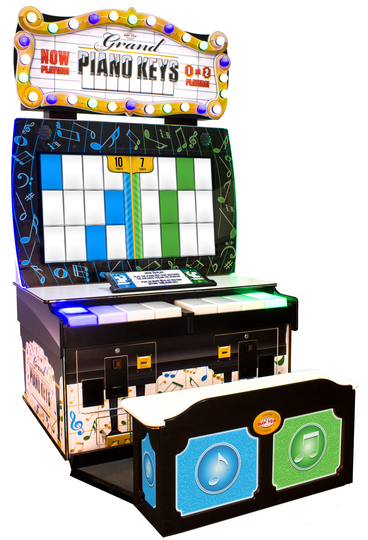 Touches de piano à queue