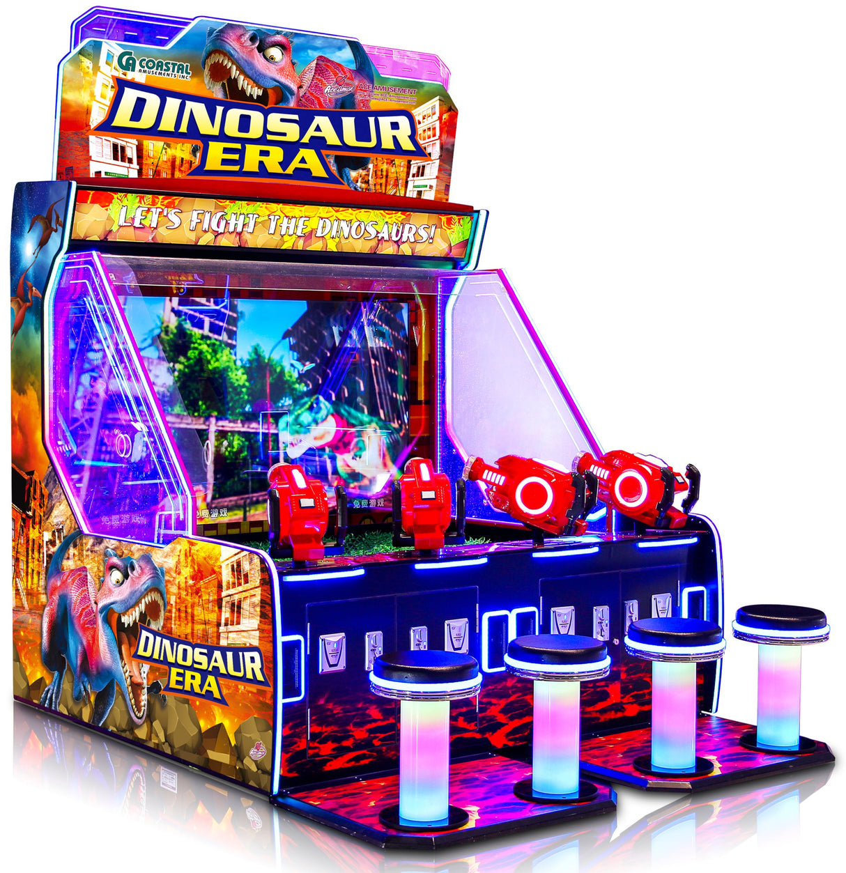 Dinosaur Era 4 Player Water