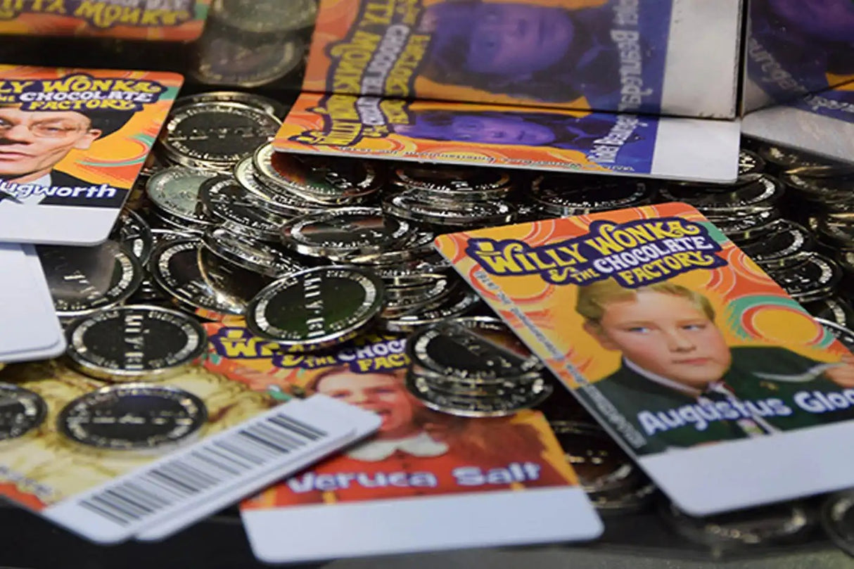Willy Wonka 6 Player Coin Pusher