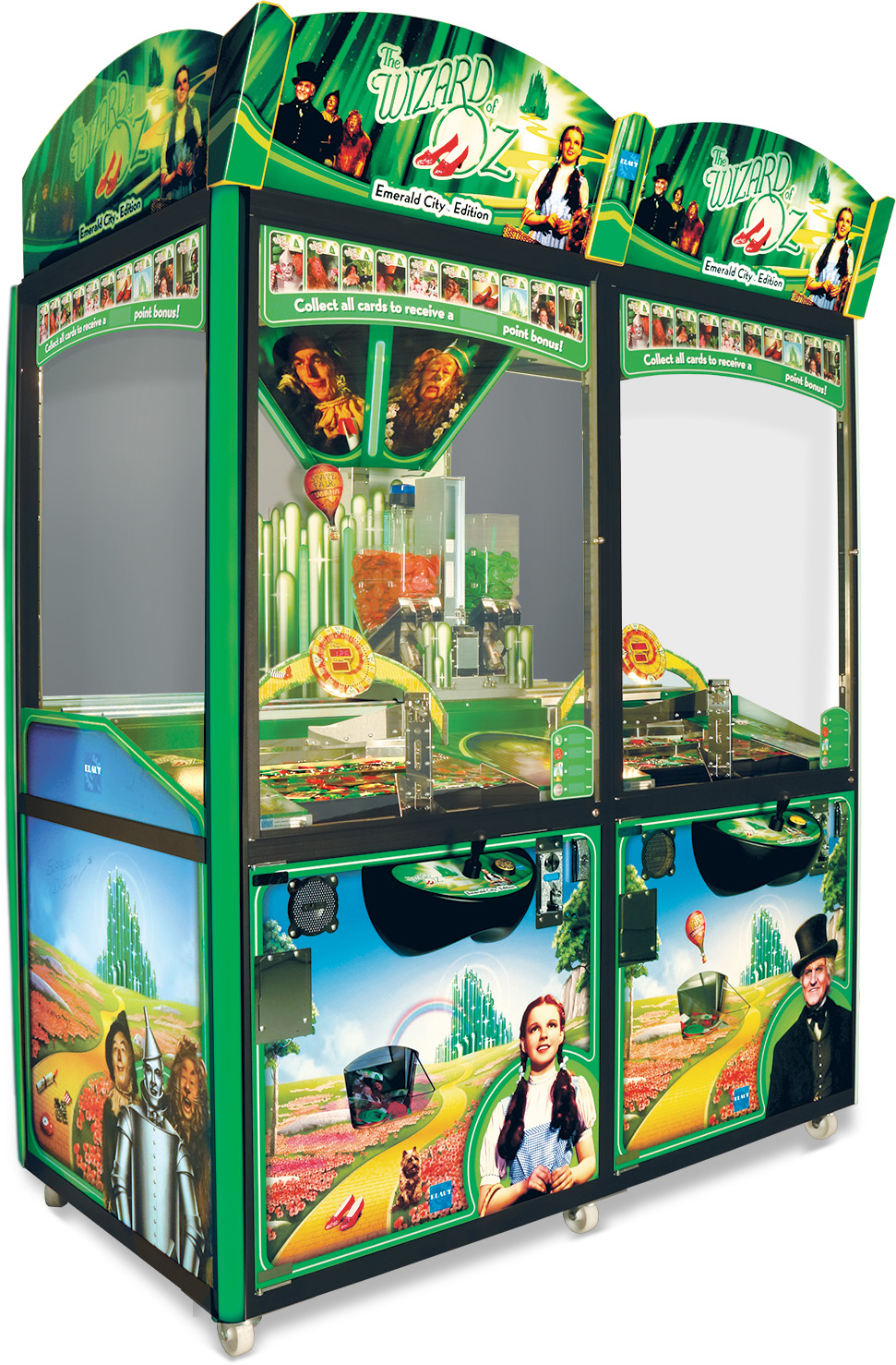 Wizard Of Oz 2 Player Coin Pusher Emerald City Edition
