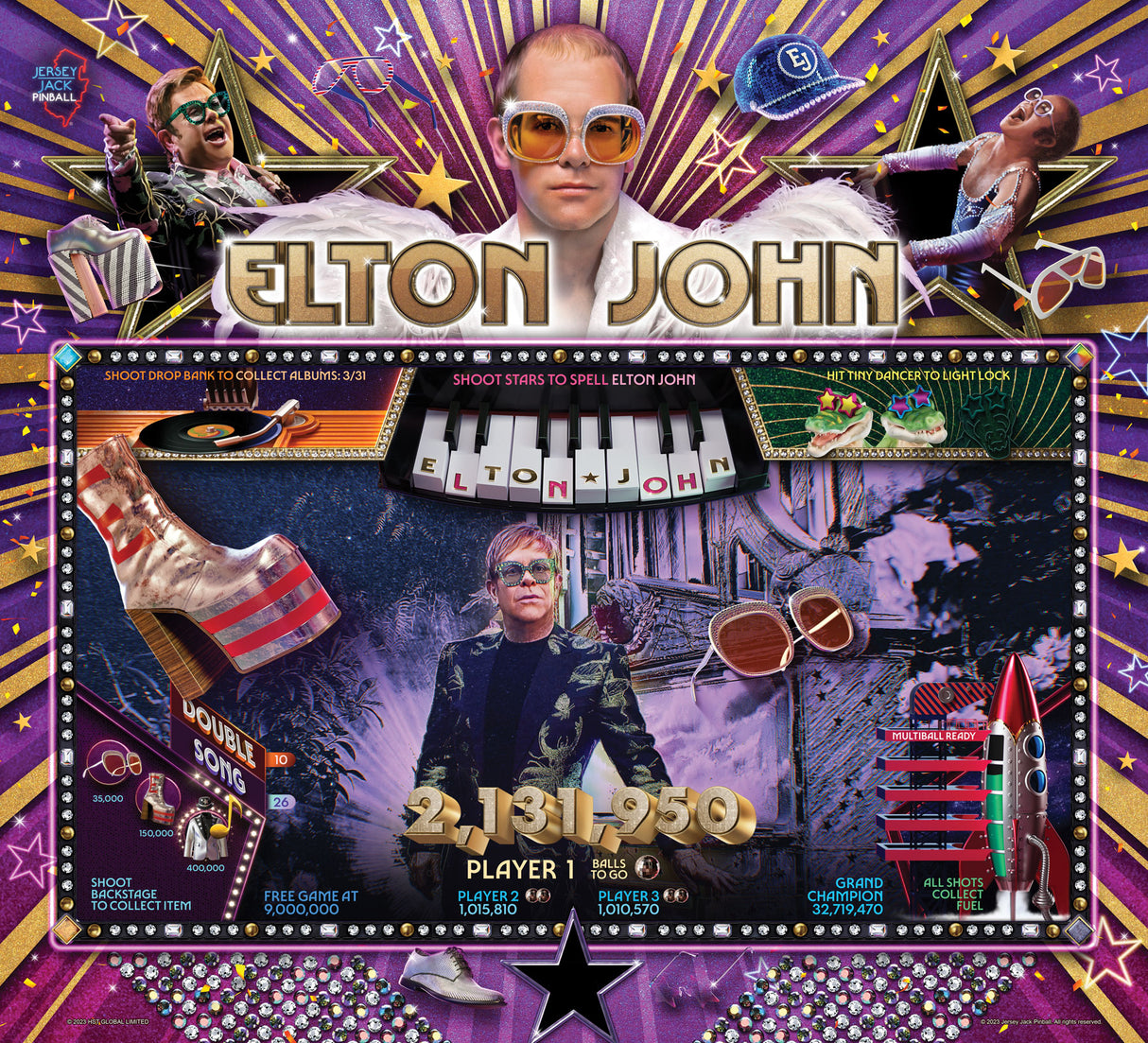 Elton John Pinball Collectors Edition