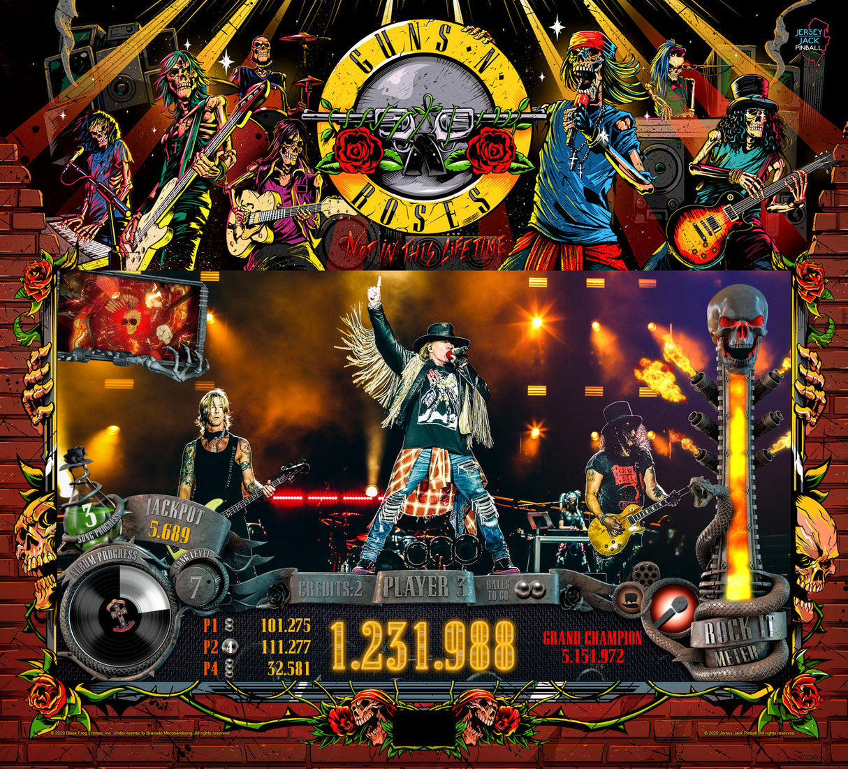 Guns N Roses Pinball Limited Edition