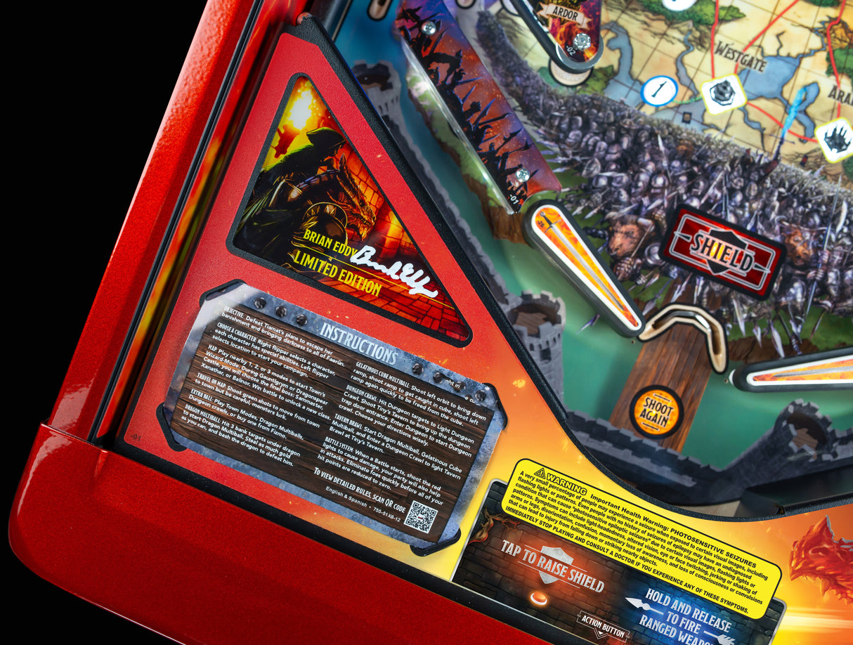 Dungeons & Dragons The Tyrant's Eye Pinball Limited Edition