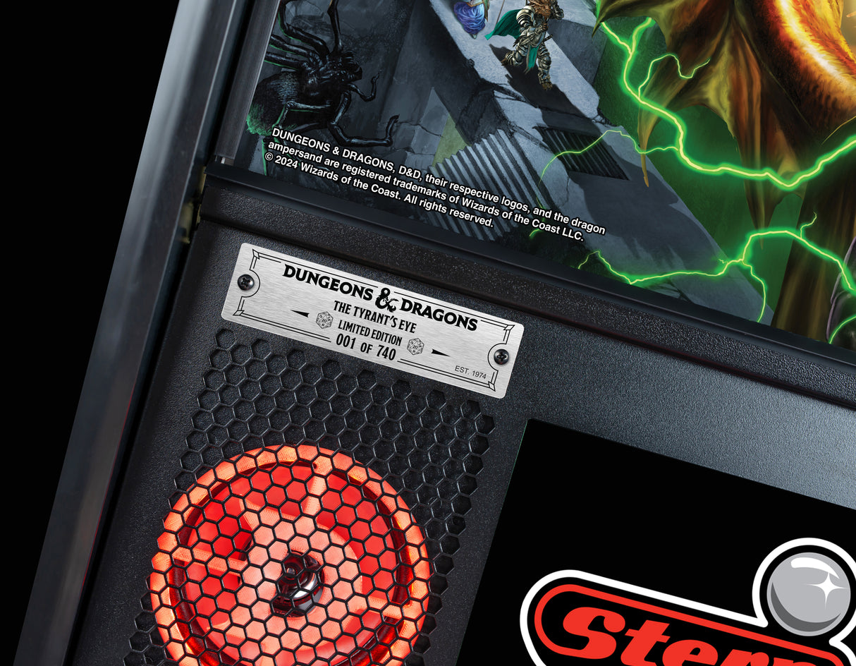 Dungeons & Dragons The Tyrant's Eye Pinball Limited Edition