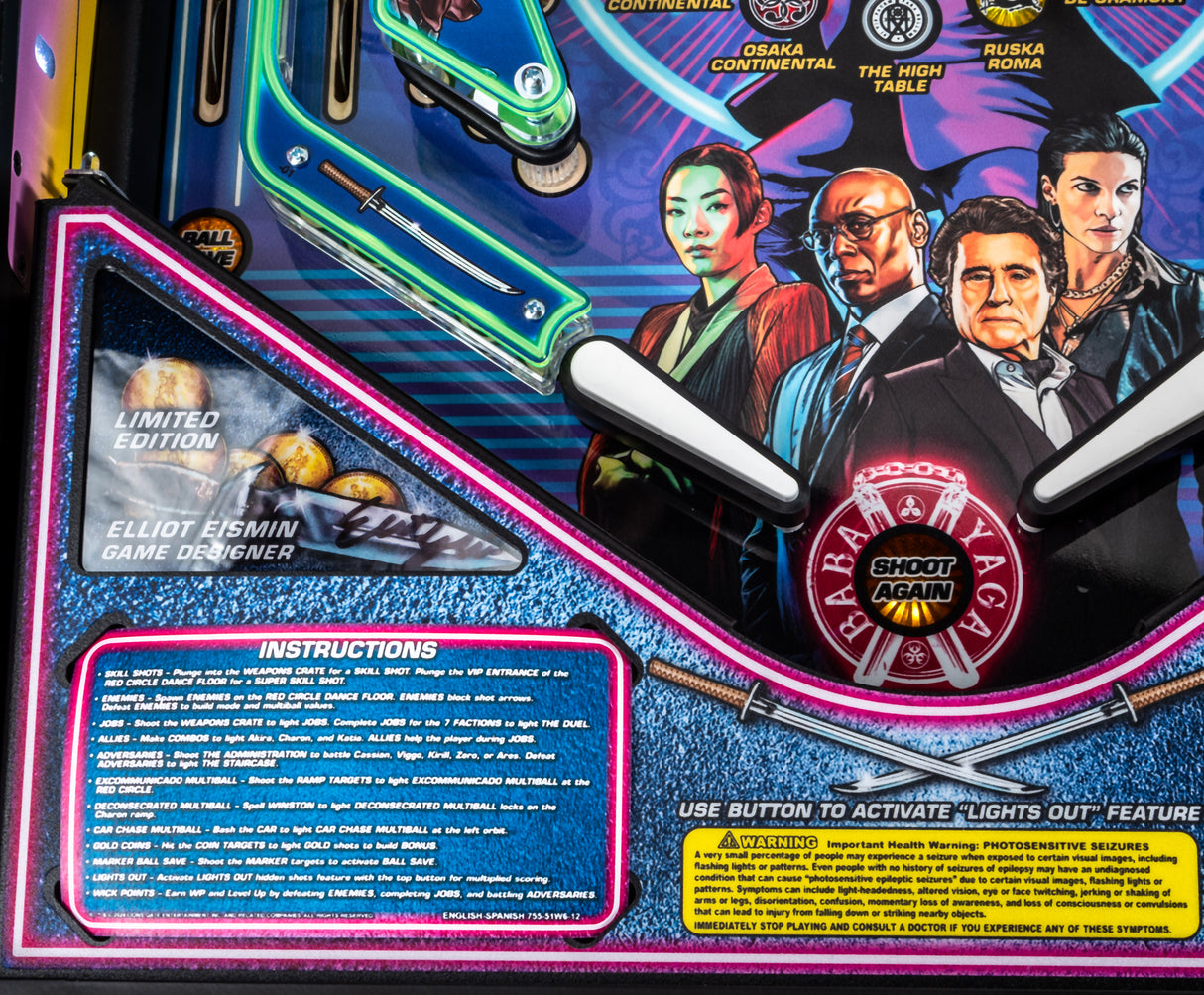 John Wick Pinball Limited Edition