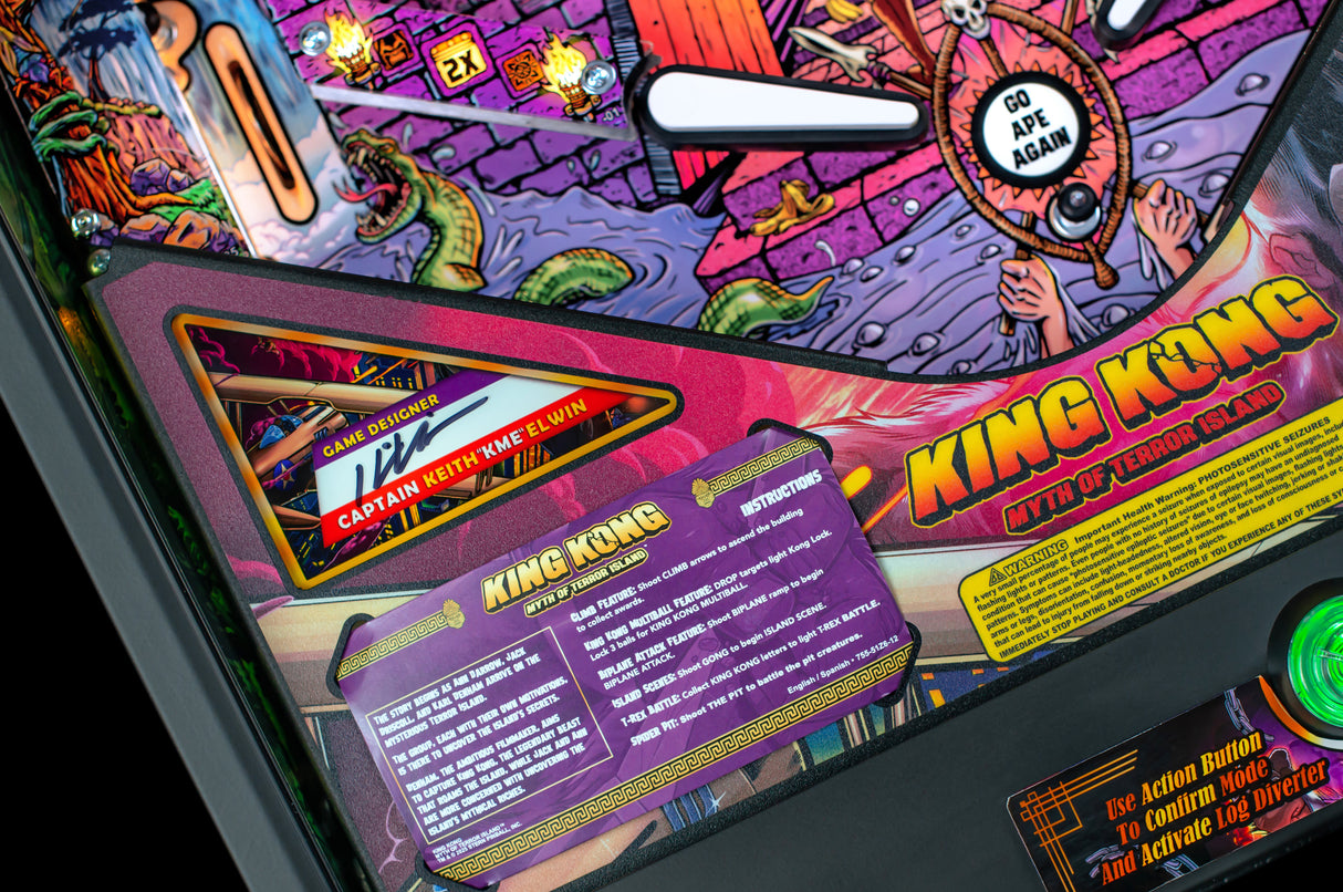 King Kong : Myth of Terror Island Pinball Édition limitée