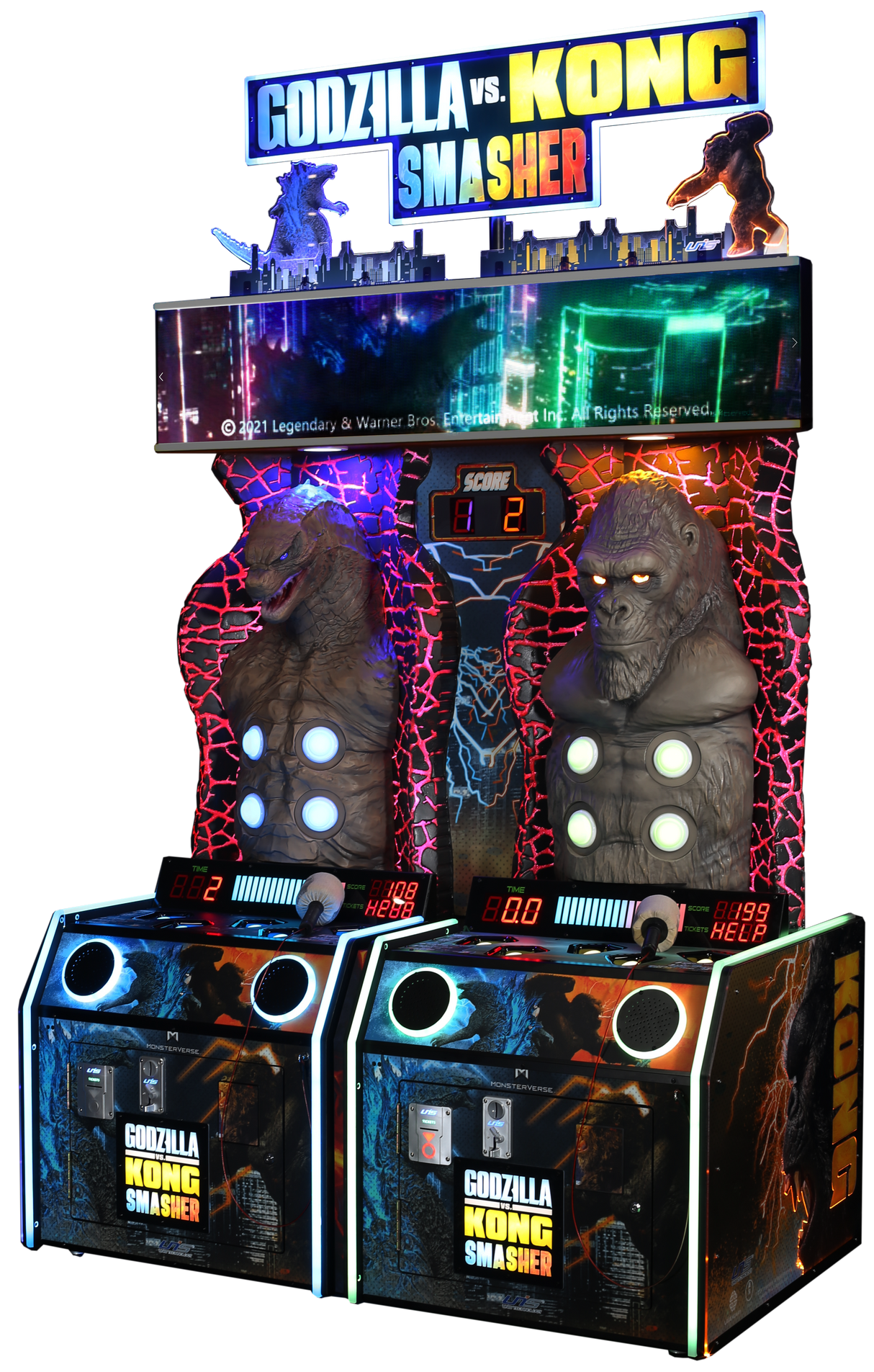 Godzilla VS Kong Smasher 2-Player