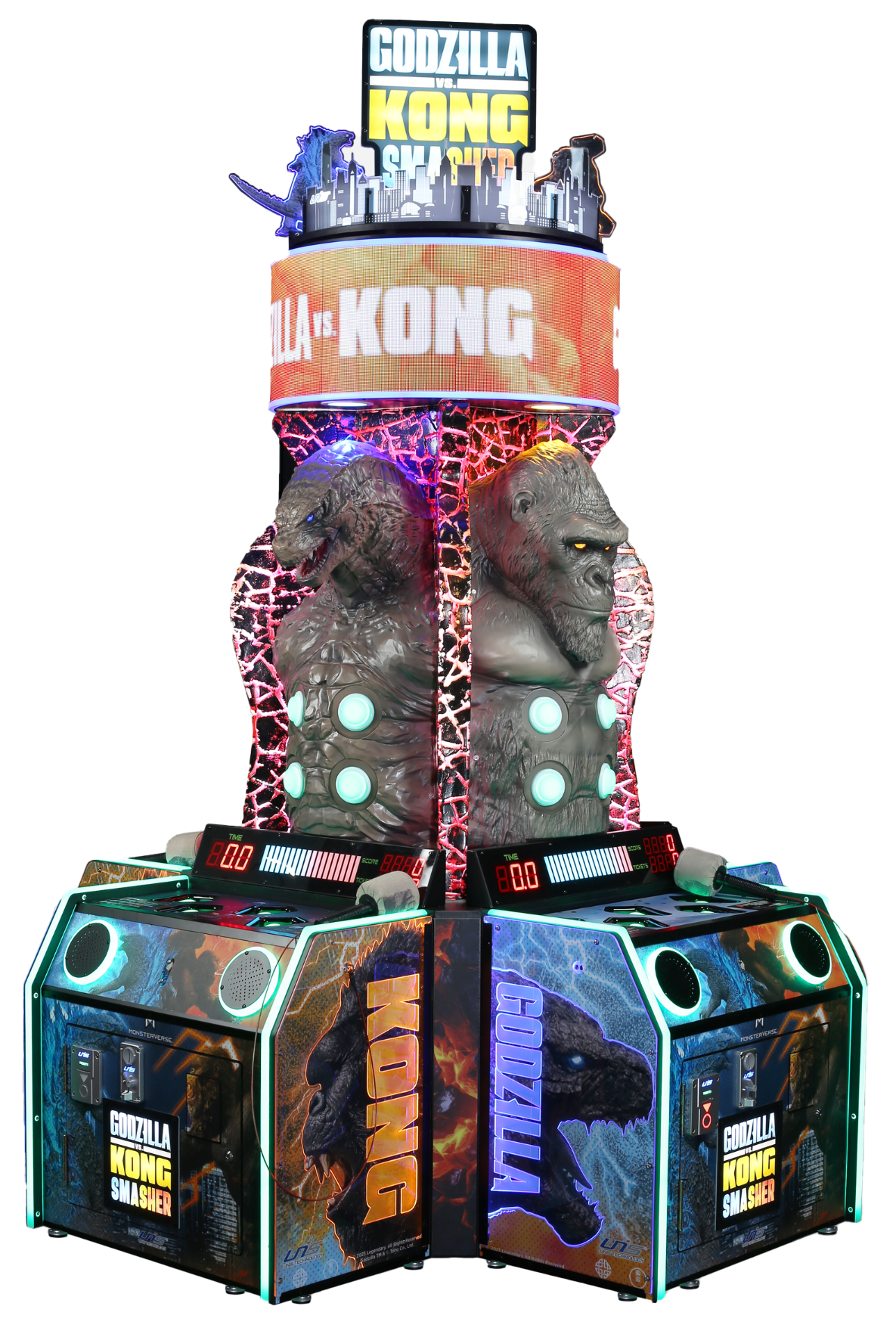 Godzilla VS Kong Smasher 4-Player