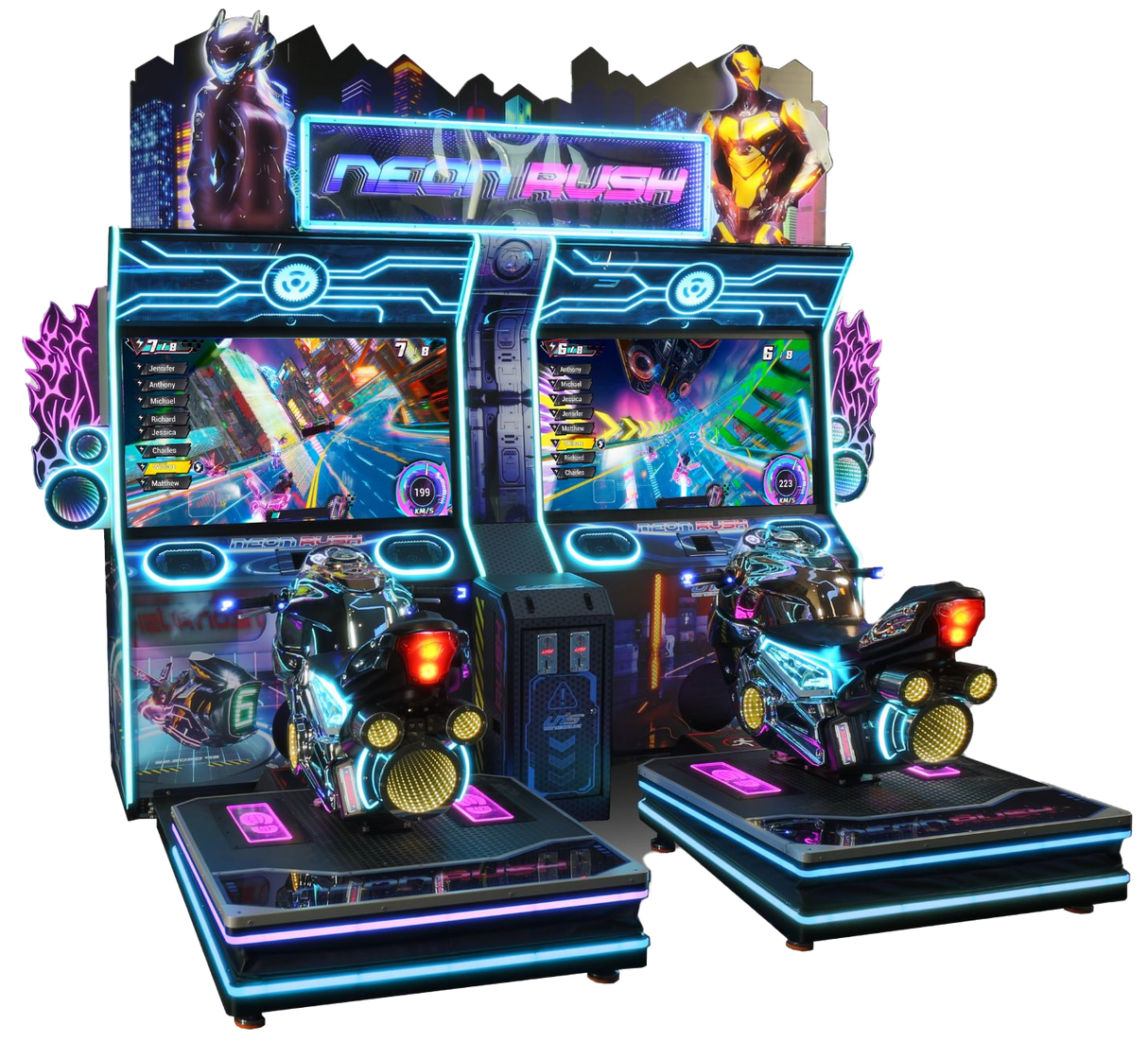 Neon Rush Deluxe Twin 2-Player