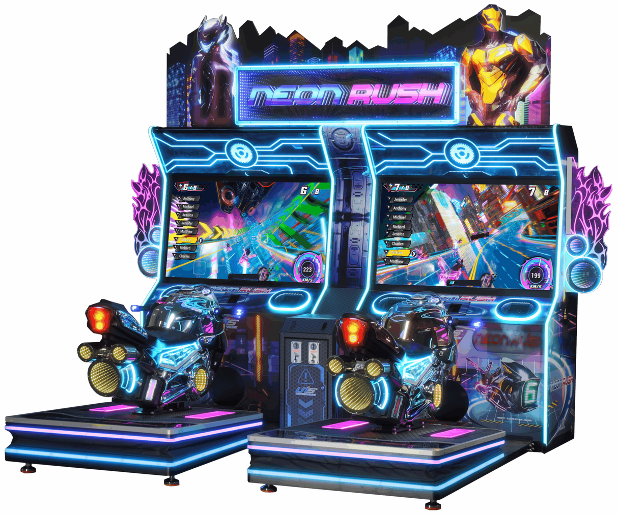Neon Rush Deluxe Twin 2-Player