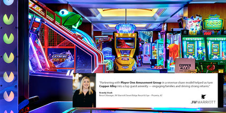 Copper Alley: P1AG Revenue-Share Family Friendly Arcade Opens at JW Marriott Desert Ridge