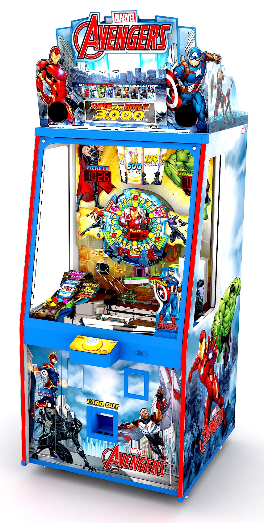 Avengers Coin Pusher 1 Player by Andamiro