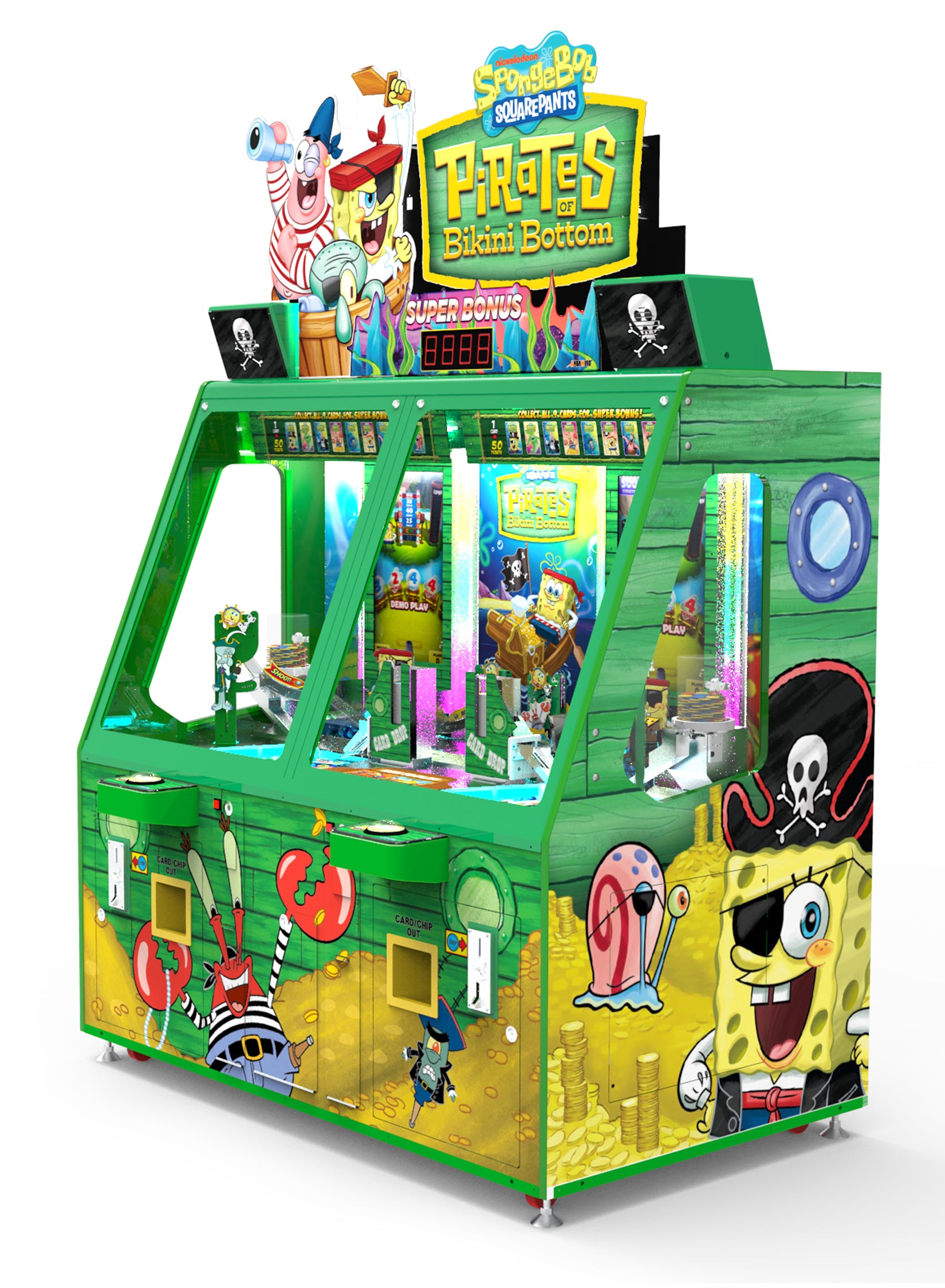 4 Full Sets of SpongeBob Coin Pusher offers Cards