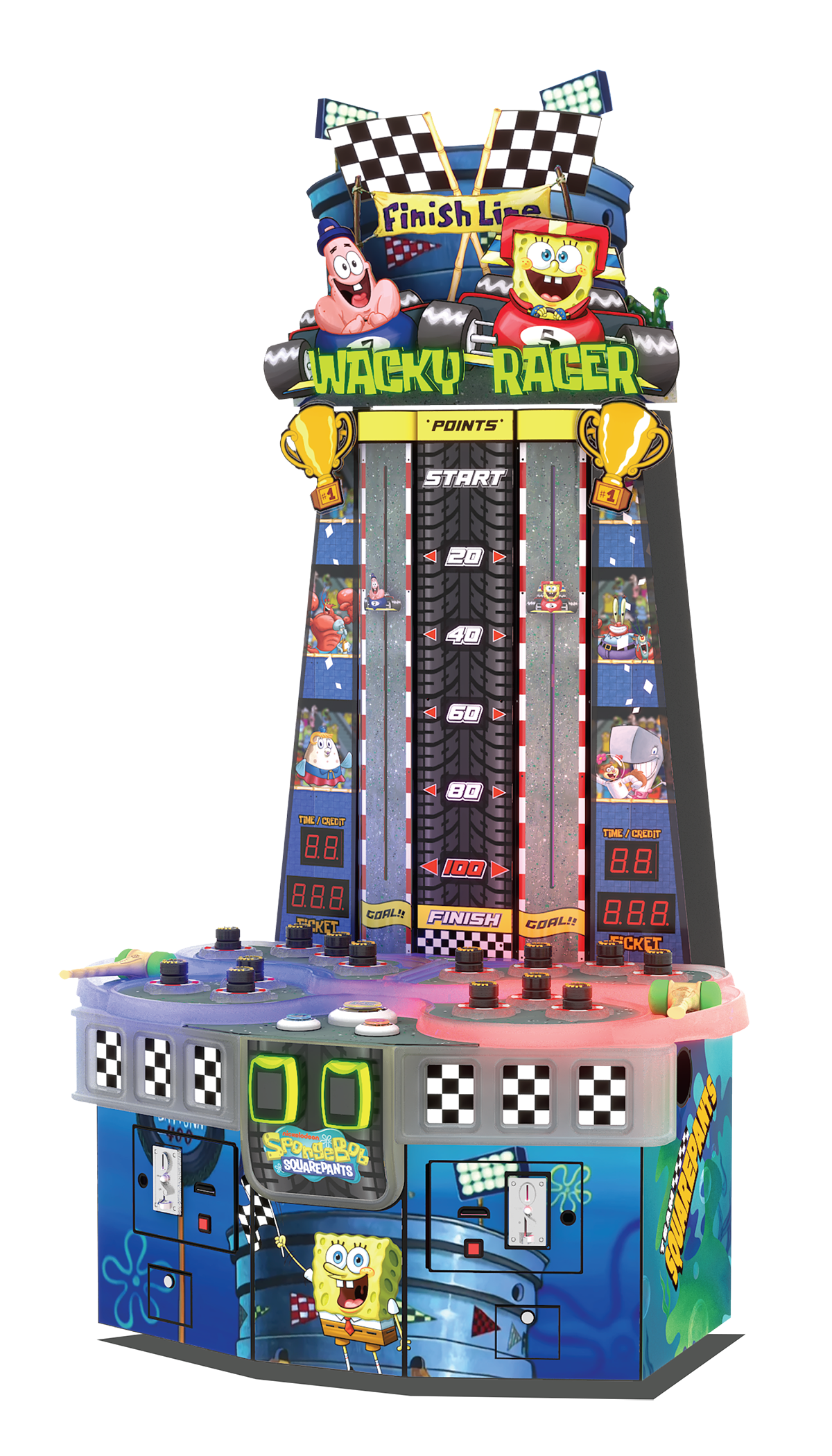 SpongeBob Wacky Racer by Andamiro | Player One Amusement Group