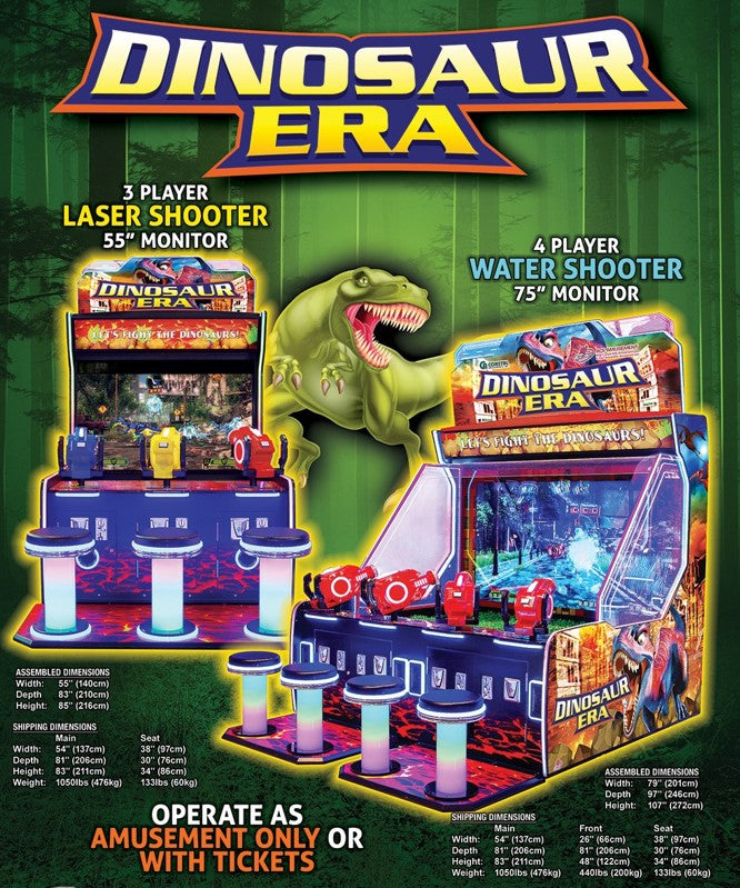 Dinosaur Era 3 Player Laser