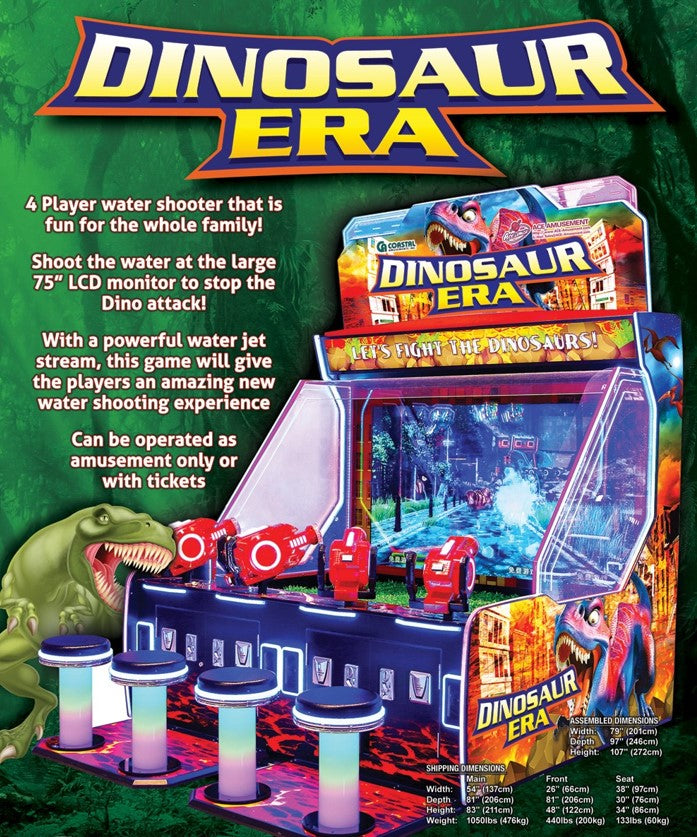 Dinosaur Era 4 Player Water