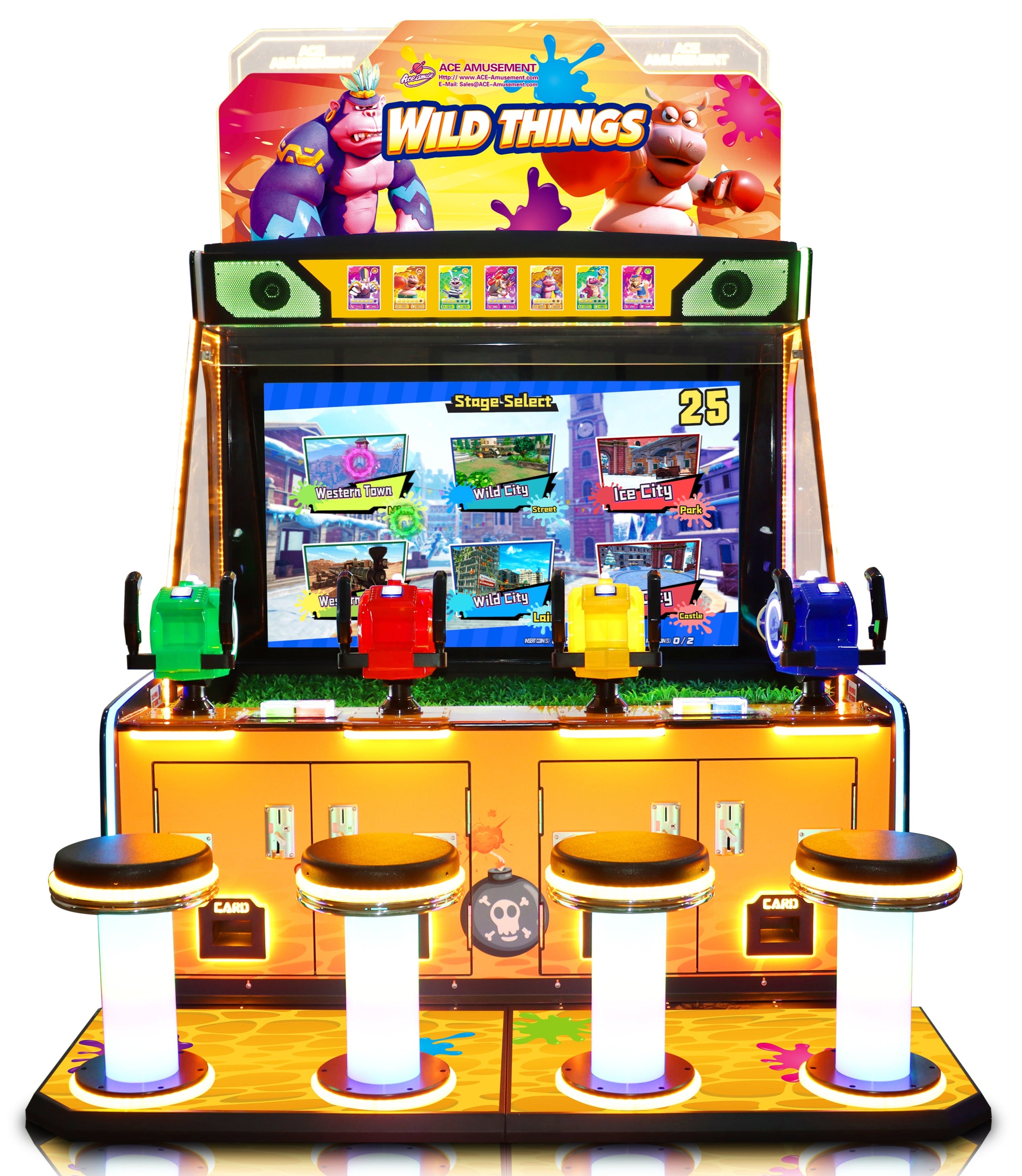 Wild Things 4 Player Water – Player One Amusement Group