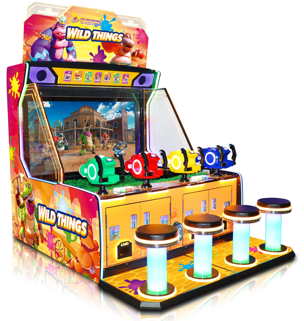 Wild Things 4 Player Water