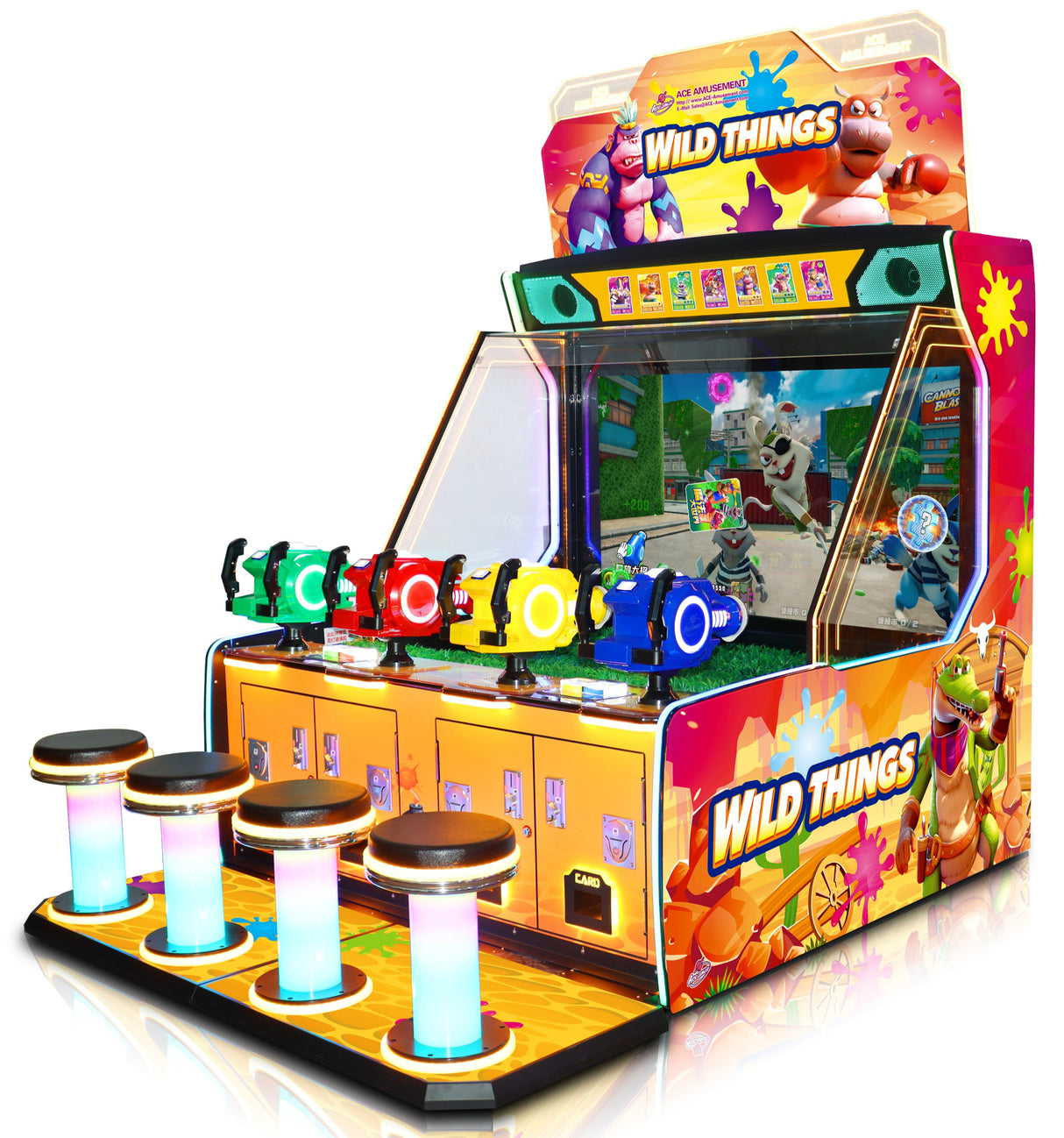 Wild Things 4 Player Water