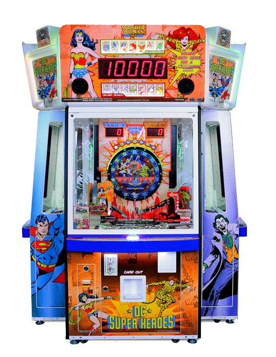 DC Superheros Coin Pusher 4 Player