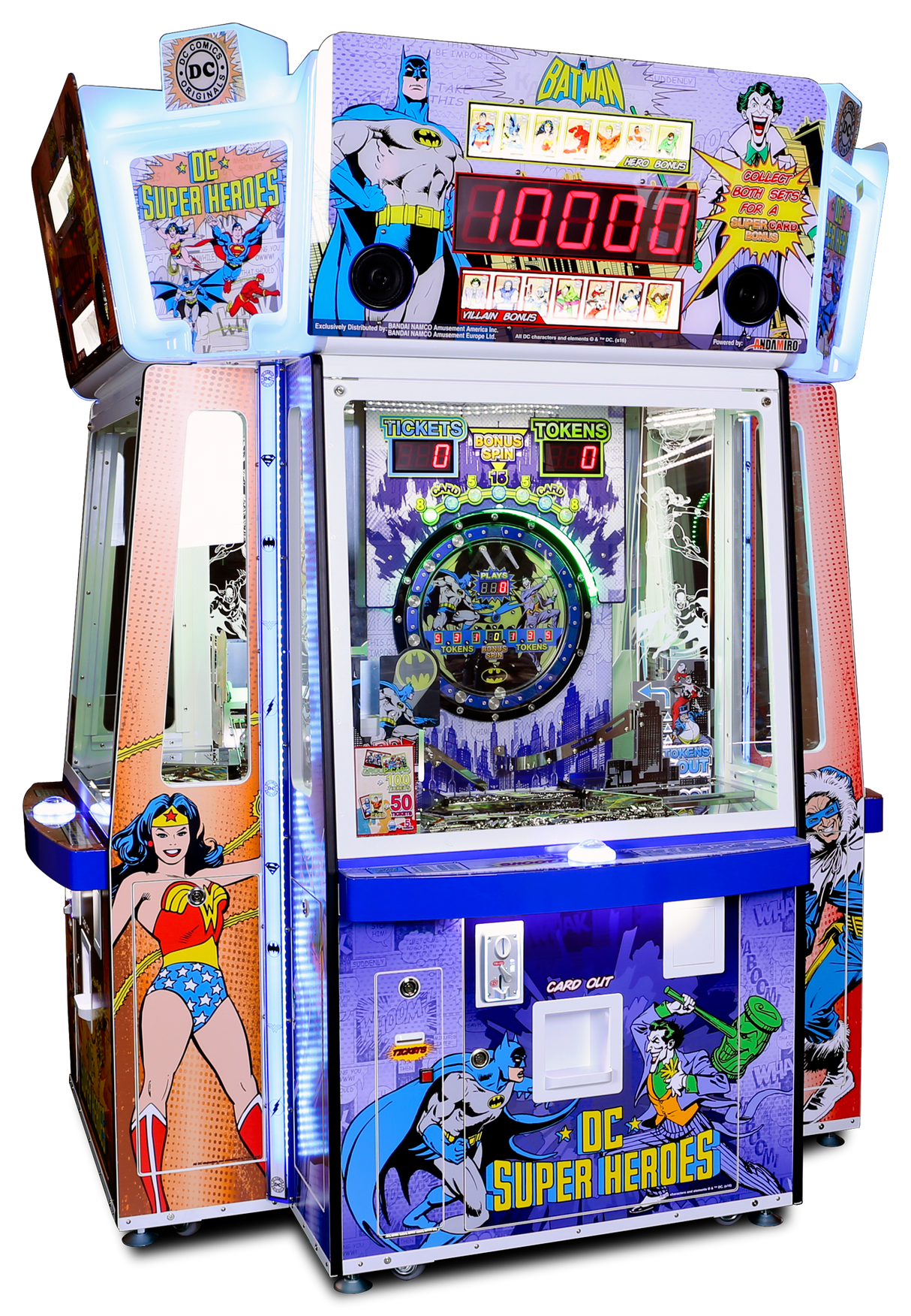 DC Superheros Coin Pusher 4 Player