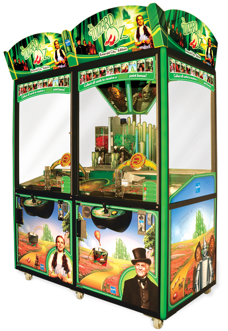 wizard of oz coin pusher cards rare Wizard Of Oz 2 Player Coin Pusher Emerald City Edition – Player One  Amusement Group