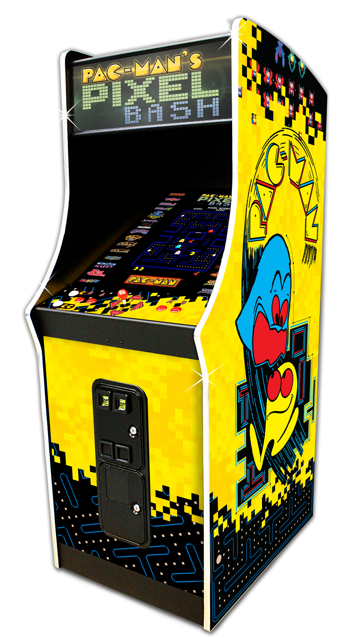 Pac-Man's Pixel Bash Coin Upright