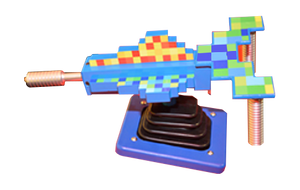 Pistolet à eau amusant Pixel Play pour 2 joueurs