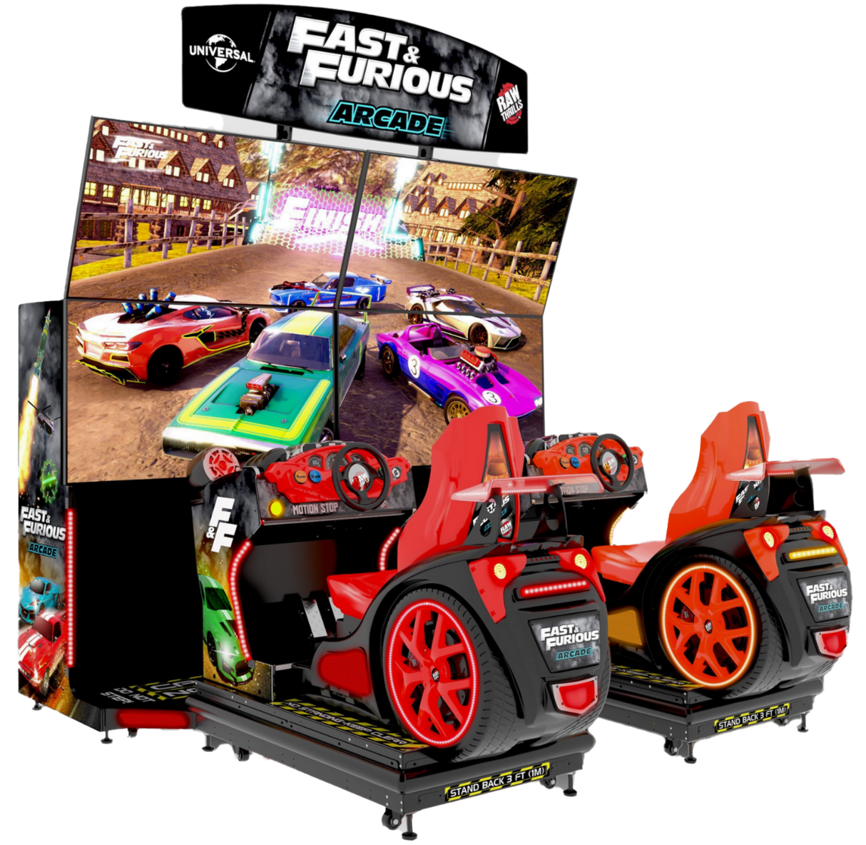 Fast & Furious Arcade 65" Motion