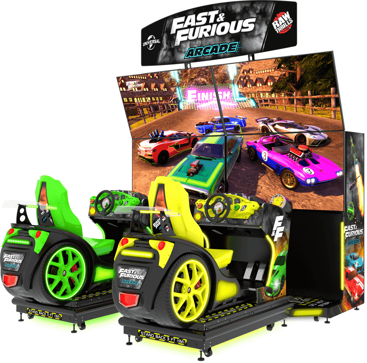 Fast & Furious Arcade 65" Motion
