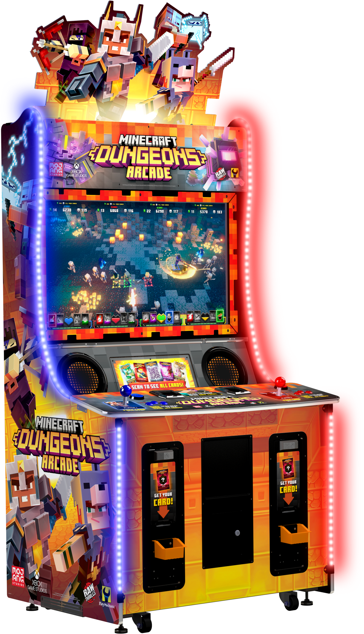 Arcade Minecraft Dungeons pour 2 joueurs