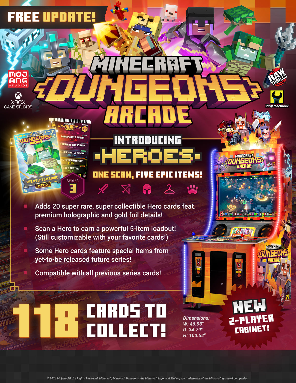 Minecraft Dungeons Arcade 2 Player