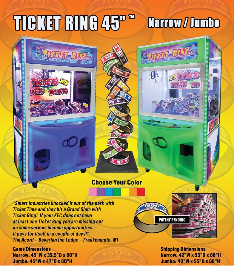 Ticket Ring 45 Narrow