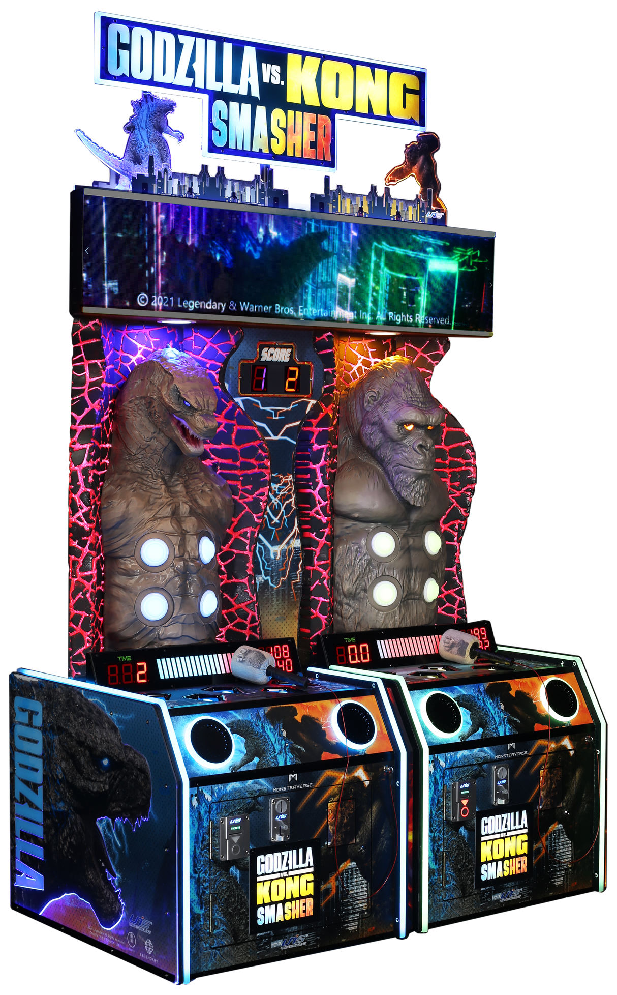 Godzilla contre Kong Smasher 2 joueurs