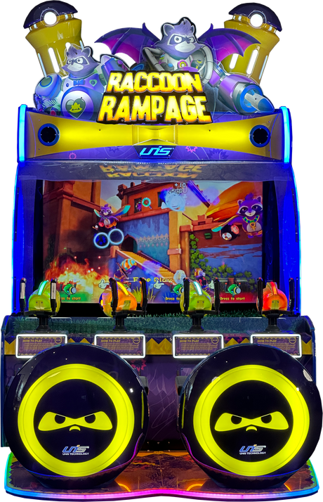 Raccoon Rampage 4-Player