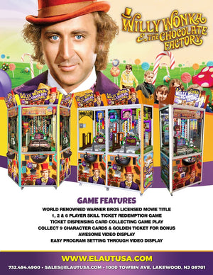 Willy Wonka 2 Player Coin Pusher