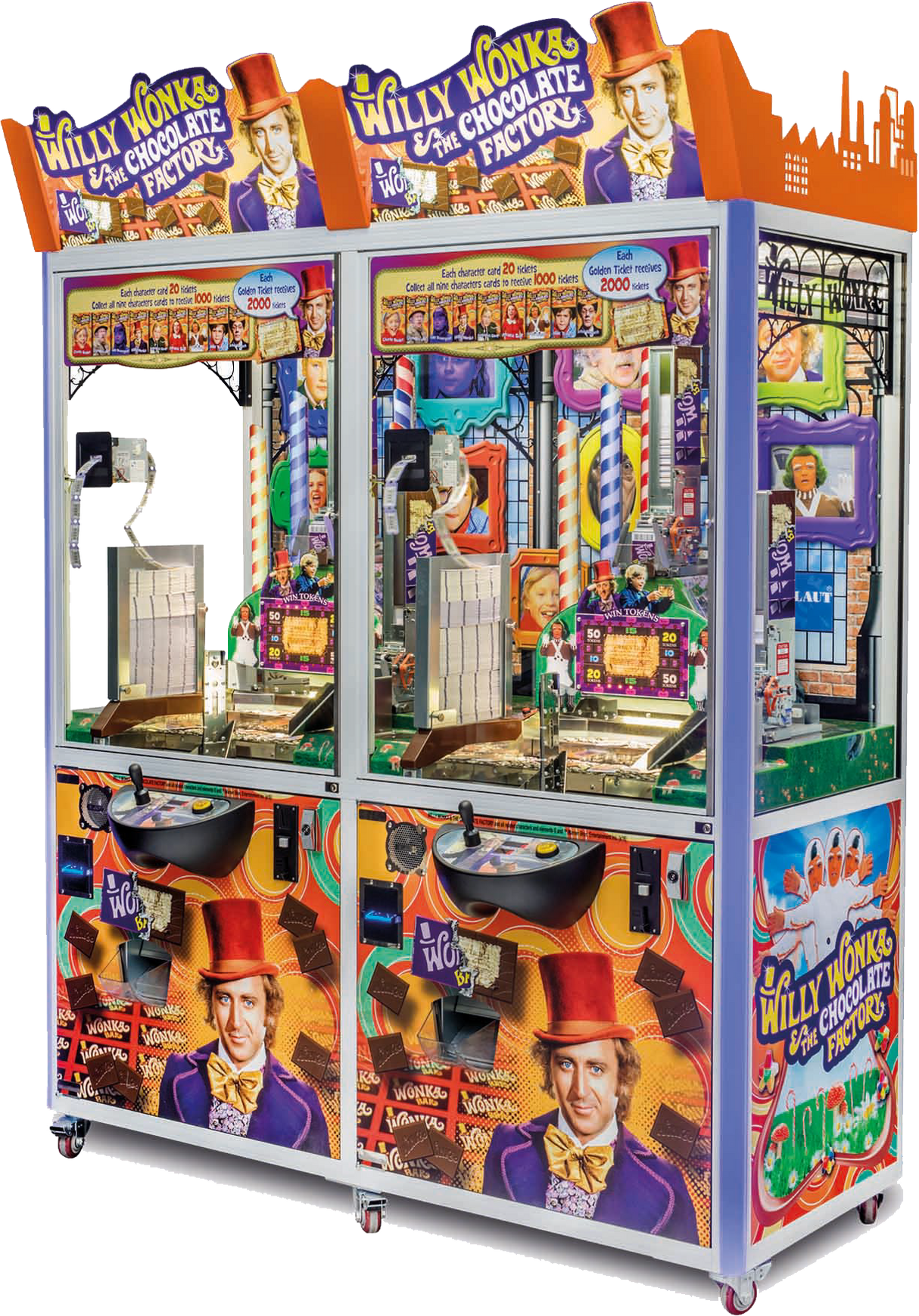 Willy Wonka 2 Player Coin Pusher